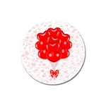 Abstract Background Balloon Magnet 3  (Round) Front