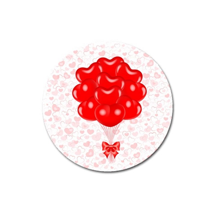 Abstract Background Balloon Magnet 3  (Round)