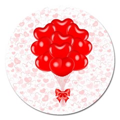 Abstract Background Balloon Magnet 5  (round) by Nexatart