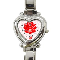 Abstract Background Balloon Heart Italian Charm Watch by Nexatart