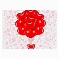 Abstract Background Balloon Large Glasses Cloth (2-side) by Nexatart