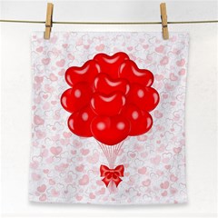 Abstract Background Balloon Face Towel by Nexatart