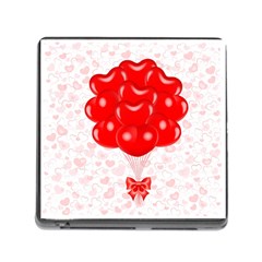 Abstract Background Balloon Memory Card Reader (square) by Nexatart