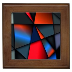 3d And Abstract Framed Tiles by Nexatart