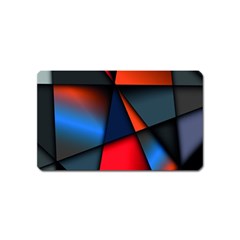 3d And Abstract Magnet (name Card) by Nexatart