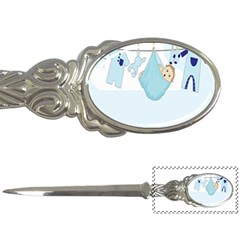 Baby Boy Clothes Line Letter Openers by Nexatart