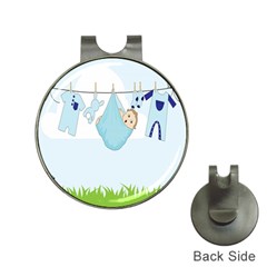 Baby Boy Clothes Line Hat Clips With Golf Markers by Nexatart