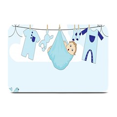 Baby Boy Clothes Line Plate Mats