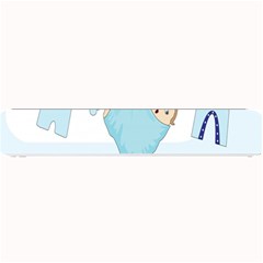 Baby Boy Clothes Line Small Bar Mats by Nexatart