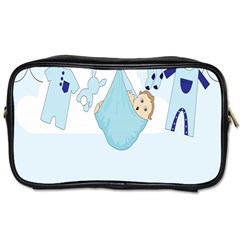 Baby Boy Clothes Line Toiletries Bags by Nexatart