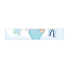 Baby Boy Clothes Line Flano Scarf (mini) by Nexatart