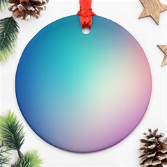 Background Blurry Template Pattern Ornament (round) by Nexatart