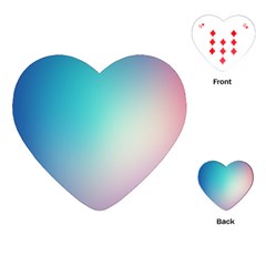 Background Blurry Template Pattern Playing Cards (heart)  by Nexatart