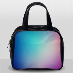 Background Blurry Template Pattern Classic Handbags (one Side)