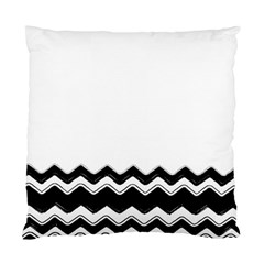 Chevrons Black Pattern Background Standard Cushion Case (one Side) by Nexatart