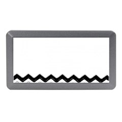 Chevrons Black Pattern Background Memory Card Reader (mini) by Nexatart