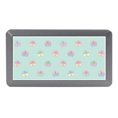 Butterfly Pastel Insect Green Memory Card Reader (mini) by Nexatart