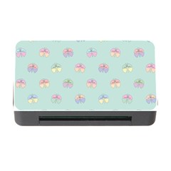 Butterfly Pastel Insect Green Memory Card Reader With Cf by Nexatart