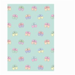 Butterfly Pastel Insect Green Small Garden Flag (two Sides)