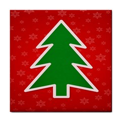 Christmas Tree Tile Coasters