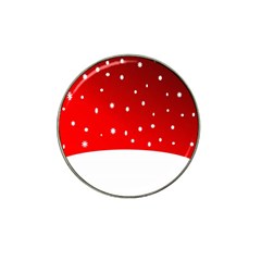 Christmas Background  Hat Clip Ball Marker