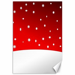 Christmas Background  Canvas 12  x 18  