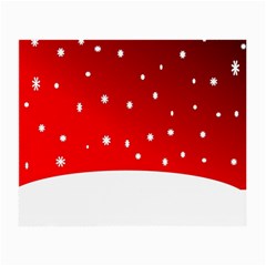 Christmas Background  Small Glasses Cloth (2-Side)