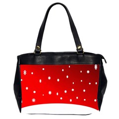 Christmas Background  Office Handbags (2 Sides) 