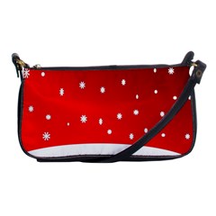 Christmas Background  Shoulder Clutch Bags