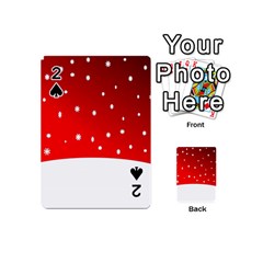 Christmas Background  Playing Cards 54 (Mini) 