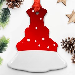 Christmas Background  Christmas Tree Ornament (Two Sides)