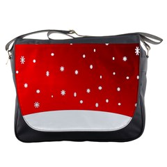 Christmas Background  Messenger Bags