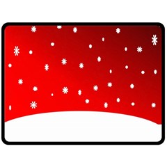 Christmas Background  Double Sided Fleece Blanket (Large) 