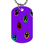 Christmas Baubles Dog Tag (One Side) Front