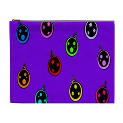 Christmas Baubles Cosmetic Bag (xl) by Nexatart