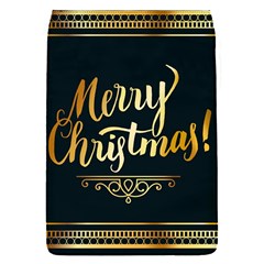 Christmas Gold Black Frame Noble Flap Covers (s)  by Nexatart