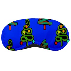 Christmas Trees Sleeping Masks by Nexatart