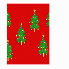 Christmas Trees Large Garden Flag (two Sides) by Nexatart