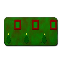 Christmas Trees And Boxes Background Medium Bar Mats by Nexatart