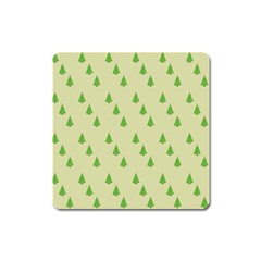 Christmas Wrapping Paper Pattern Square Magnet by Nexatart