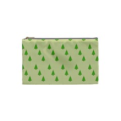 Christmas Wrapping Paper Pattern Cosmetic Bag (small)  by Nexatart