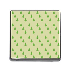 Christmas Wrapping Paper Pattern Memory Card Reader (square) by Nexatart