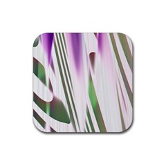 Colored Pattern Rubber Coaster (square) 