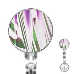 Colored Pattern Stainless Steel Nurses Watch by Nexatart