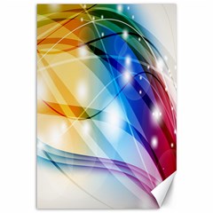 Colour Abstract Canvas 12  X 18   by Nexatart