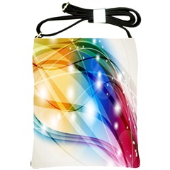 Colour Abstract Shoulder Sling Bags by Nexatart