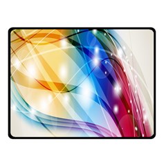 Colour Abstract Double Sided Fleece Blanket (small) 