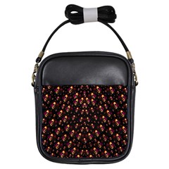 Skulls In The Dark Night Girls Sling Bags by pepitasart