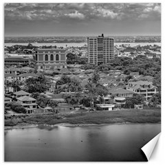 Guayaquil Aerial View From Window Plane Canvas 12  X 12   by dflcprints