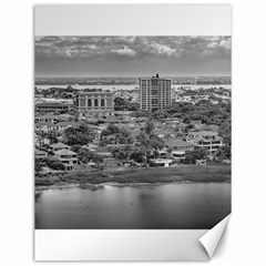 Guayaquil Aerial View From Window Plane Canvas 12  X 16   by dflcprints